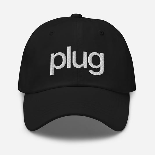 Plug Black Cap (Embroidery)