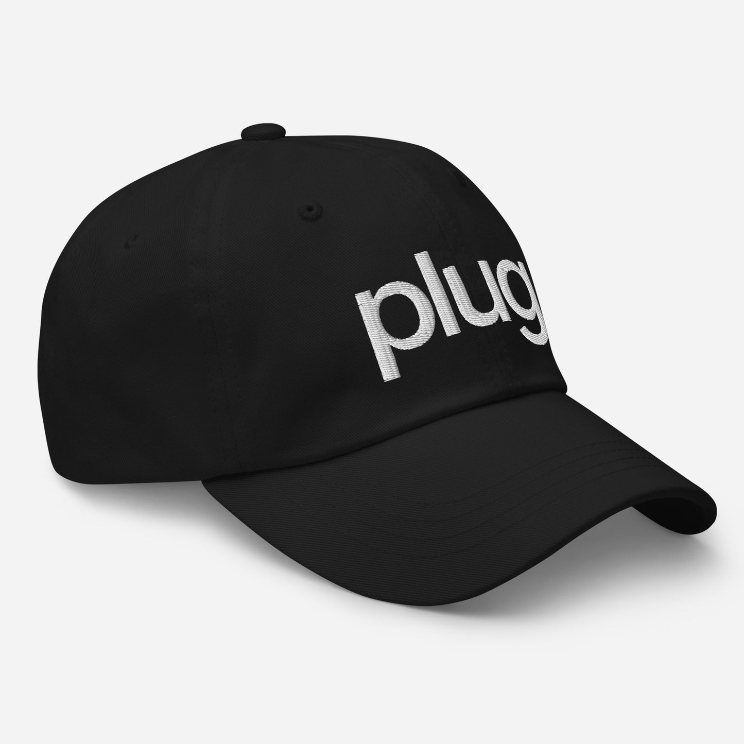 Plug Black Cap (Embroidery)