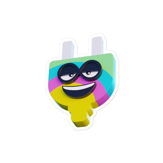 Plug Logo Sticker
