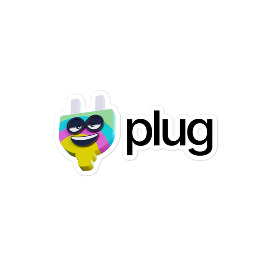 Plug Full Logo Sticker