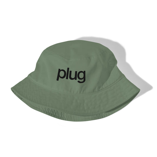 Plug Bucket Hat Green (Embroidery)